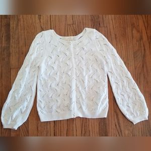 Sezane Marthe Cardigan, Small White